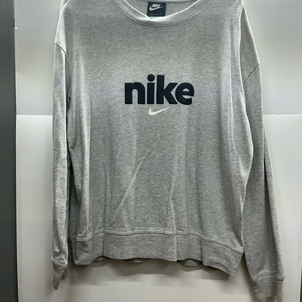 Nike Women’s Gray Logo Long Sleeve